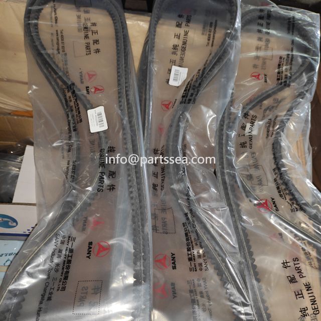 Sany excavator generator fan air conditioner water pump V belt 