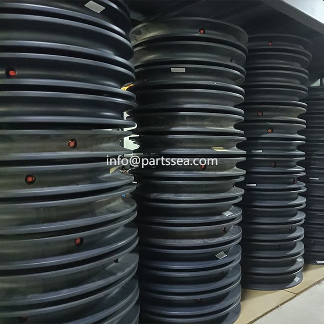 Zoomlion crane nylon pulley with spindle assembly assy.