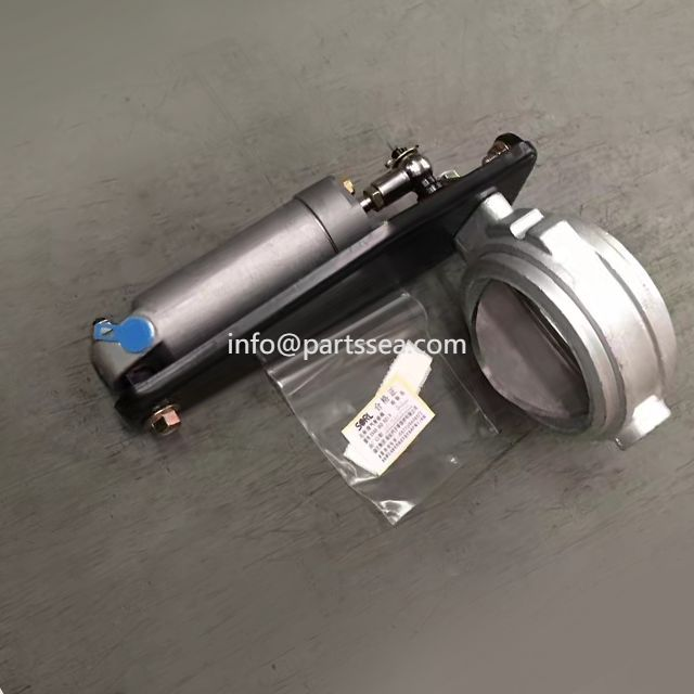 Zoomlion rough terrain crane parts exhaust brake butterfly valve