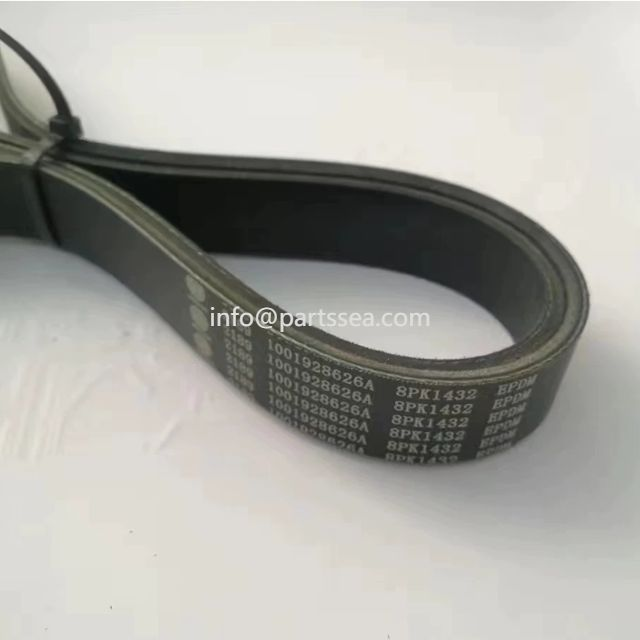 Baudouin diesel engine generator alternator parts poly V-belt fan belt