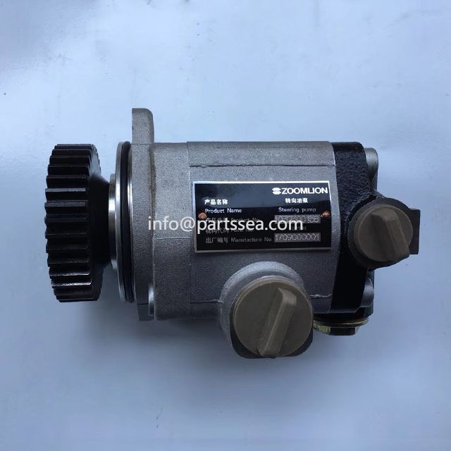 Zoomlion crane steering oil gear pump with three oil ports
