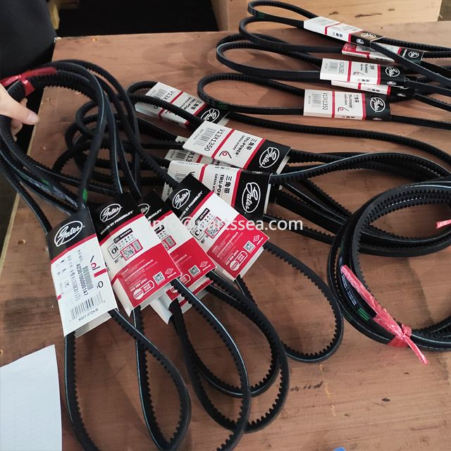 Sany excavator generator fan air conditioner water pump V belt 