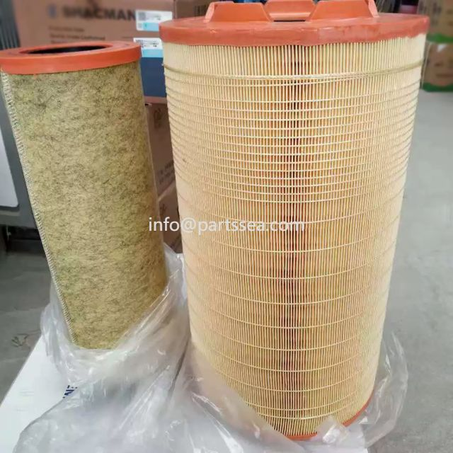 Weichai internal and external horizontal rear-mounted air filters element
