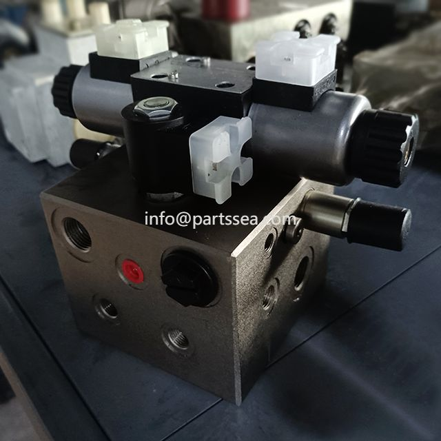 Zoomlion crane steering control valve block