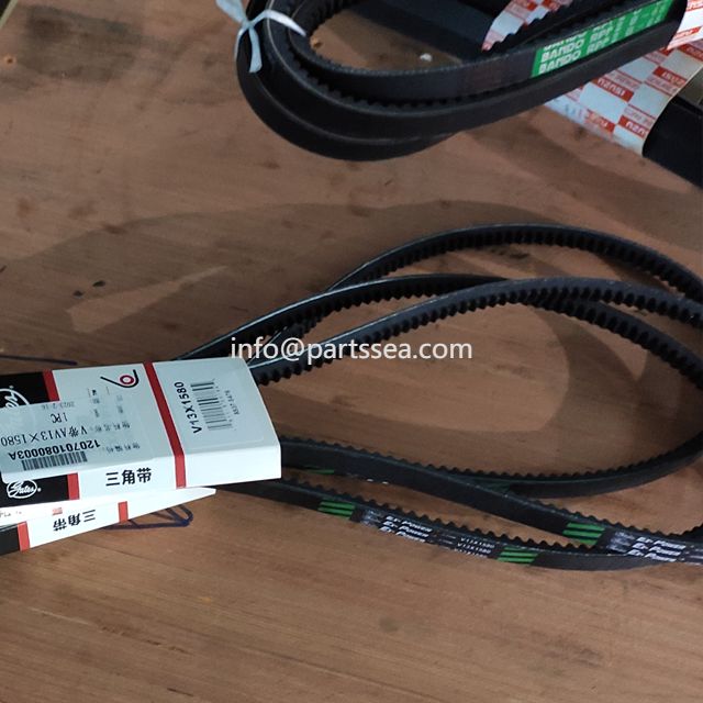 Sany excavator generator fan air conditioner water pump V belt 