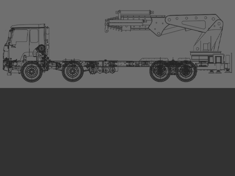 Truck mounted cranes