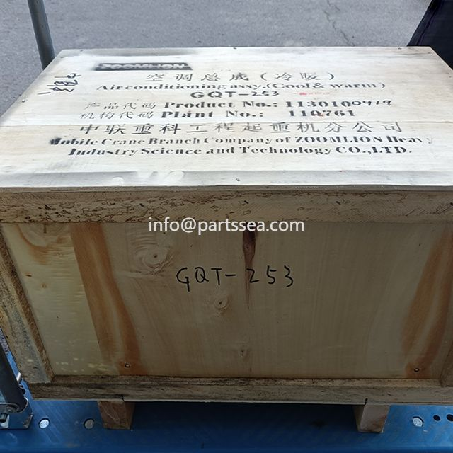 Zoomlion crane air conditioner assembly