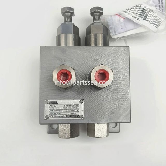 Zoomlion crane dual winch pedal type brake valve
