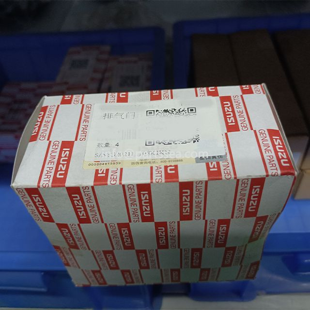 Isuzu parts exhaust valve for Zoomlion tower cranes
