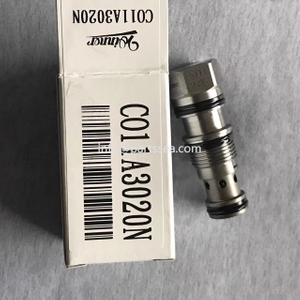 Winner check counterbalance flow pilot control relief cartridge valve
