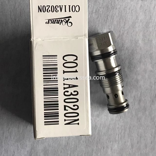 Winner check counterbalance flow pilot control relief cartridge valve
